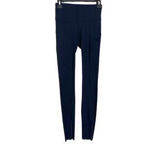 Lululemon Wunder Under Navy Full-Length Leggings Size 4 30” Inseam